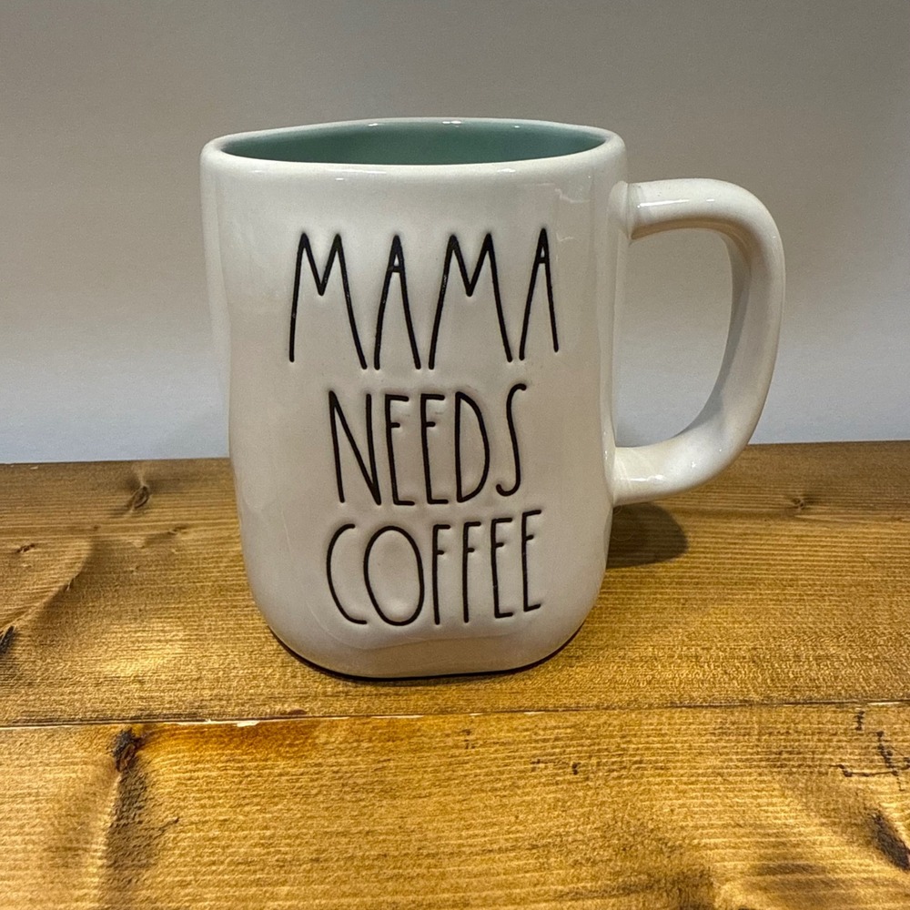 Rae Dunn MAMA NEEDS COFFEE Mug Artisan Collection #202